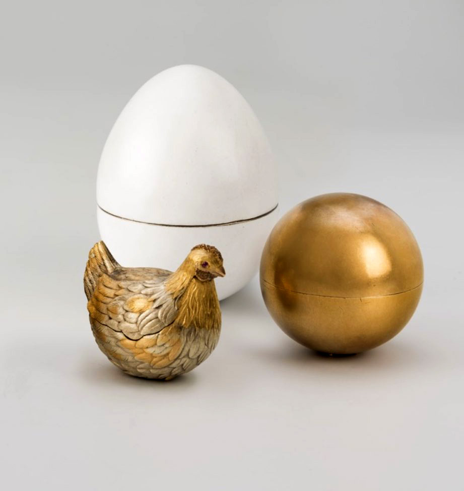 huevo de pascua de gallina 1885