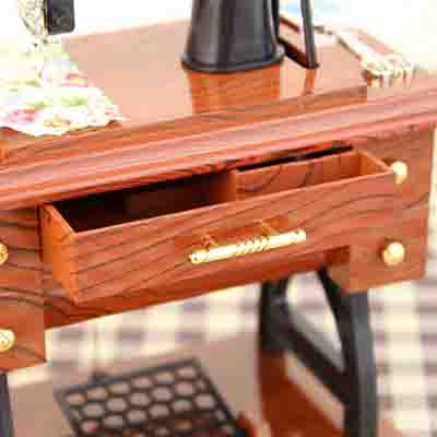 maquina de coser antigua caja musica singer modelo